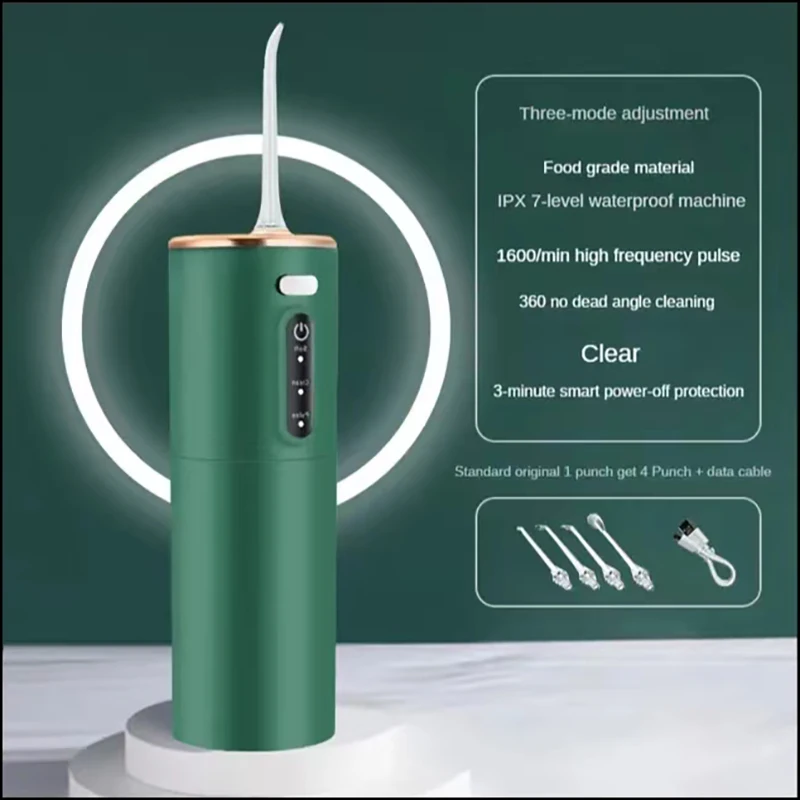 2023 Electric Oral Rinser USB Charging Pulse Water Flosser Portable Handheld Dental Water Jet Household Waterproof Tooth Cleaner