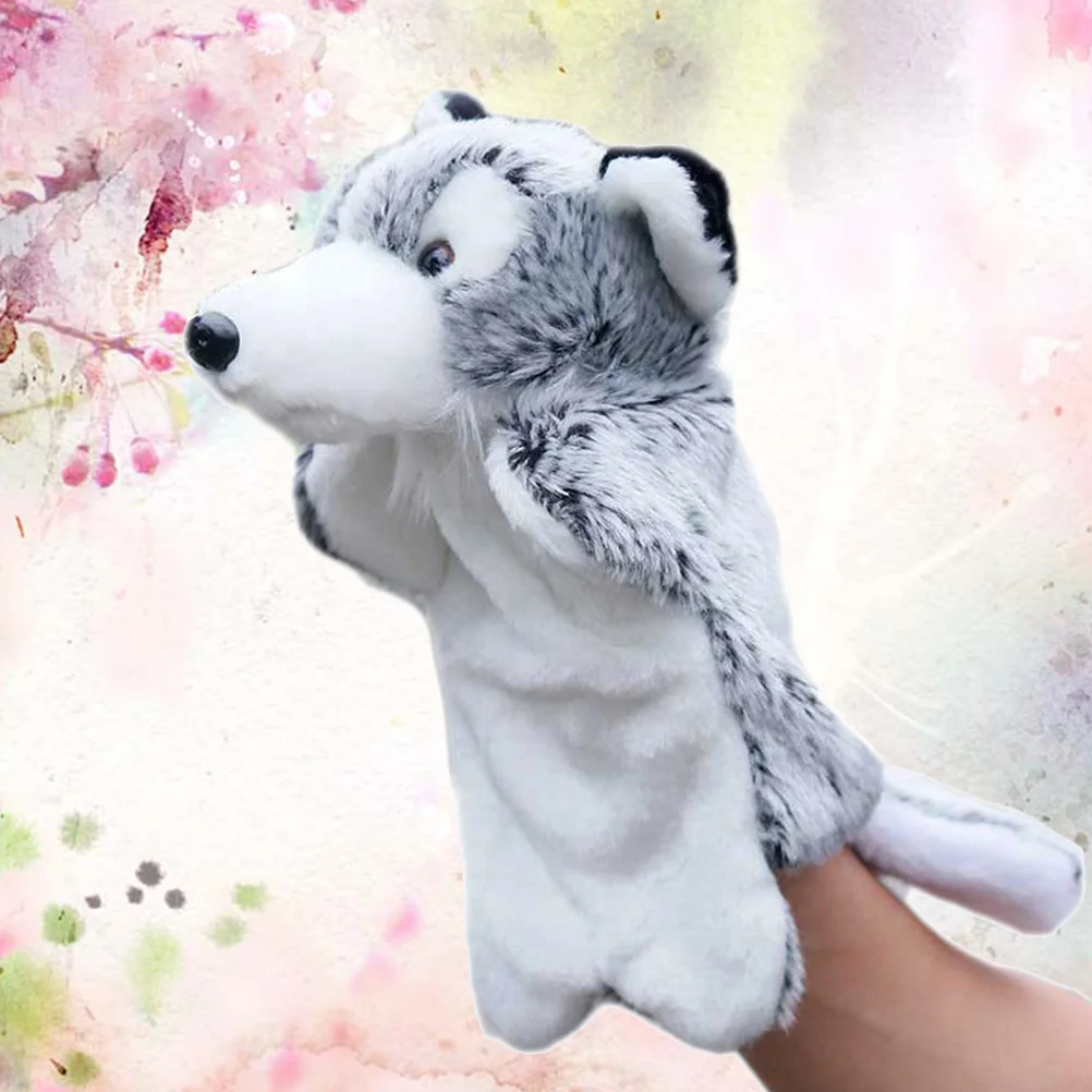 

1PC Animal Hand Puppet Early Educational Animal Hand Puppet Plush Storytelling Hand Puppet for School Nursery Class