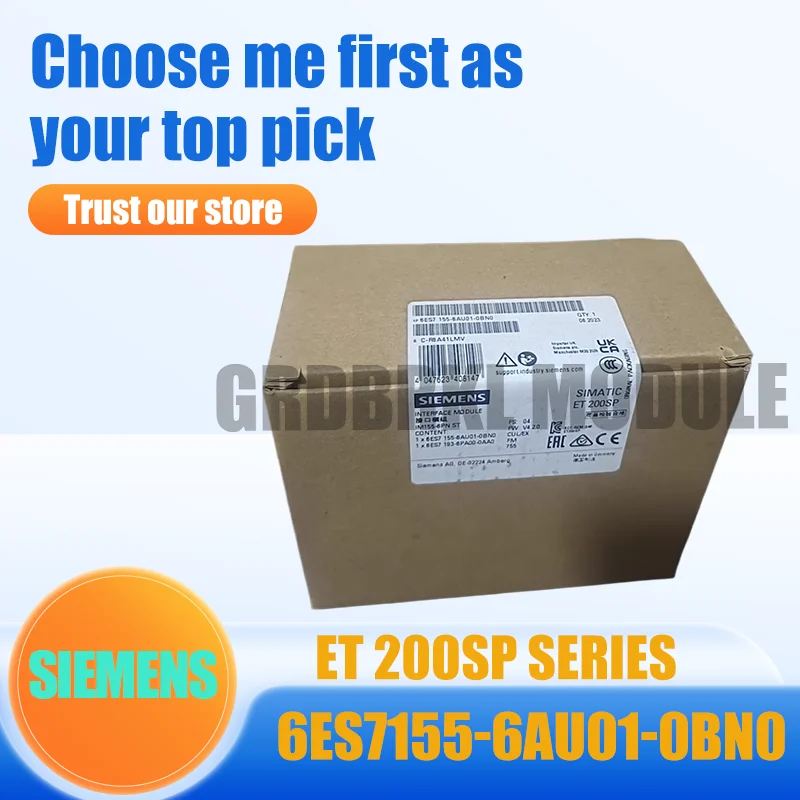 Фото Новый оригинальный модуль интерфейса SIEMENS 6ES7155-6AU01-0BN0 6ES7 155-6AU01-0BN0 ET200SP высокой производительности №1