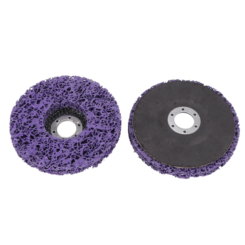 

2Pcs 125Mm Poly Strip Disc Abrasive Wheel Paint Rust Removal Clean
