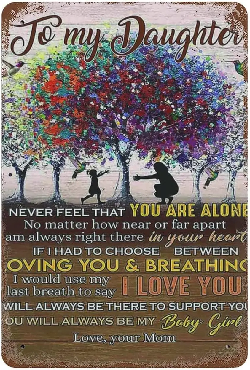 Декоративный знак дерево и интерьер моей дочери никогда не чувствую себя одни я всегда в вашем сердце Декоративный знак дерево и интерьер моей дочери никогда не чувствую себя одни я всегда в вашем сердце