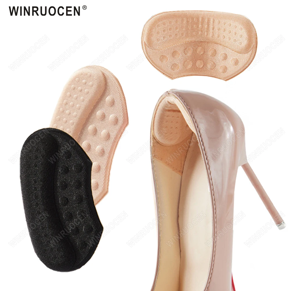 

WINRUOCEN Invisible Sponge Heel Pads For Pain Relief High Heels Sticker Foot Care Liner Grips Insole Cushion Insert Shoes Pad