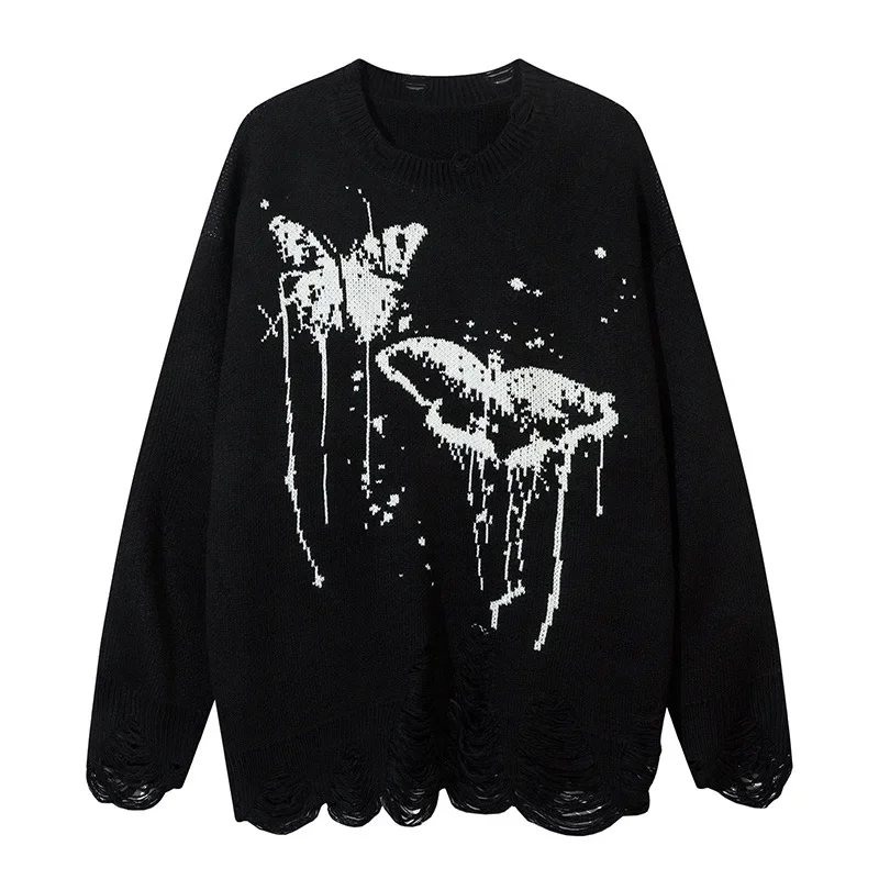 Tangshu модный 2024 осенний новый повседневный винтажный твидовый стильный свитер с