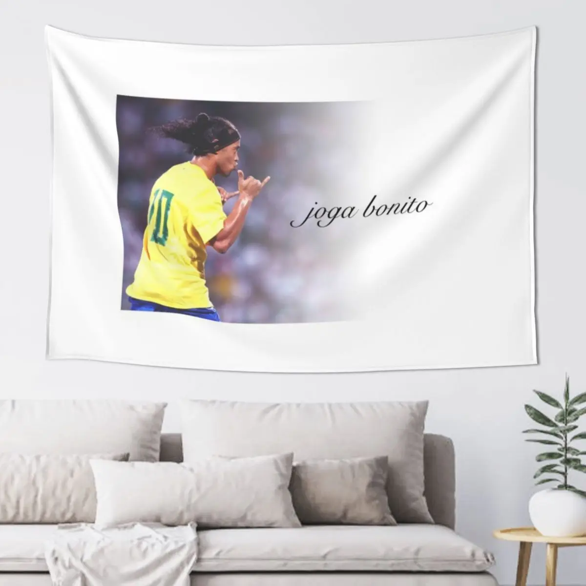 Ronaldinho Joga Bonito Гобелен из полиэстера