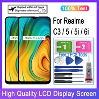 original for realme c3 5 5i 6i lcd display touch screen digitizer replacement