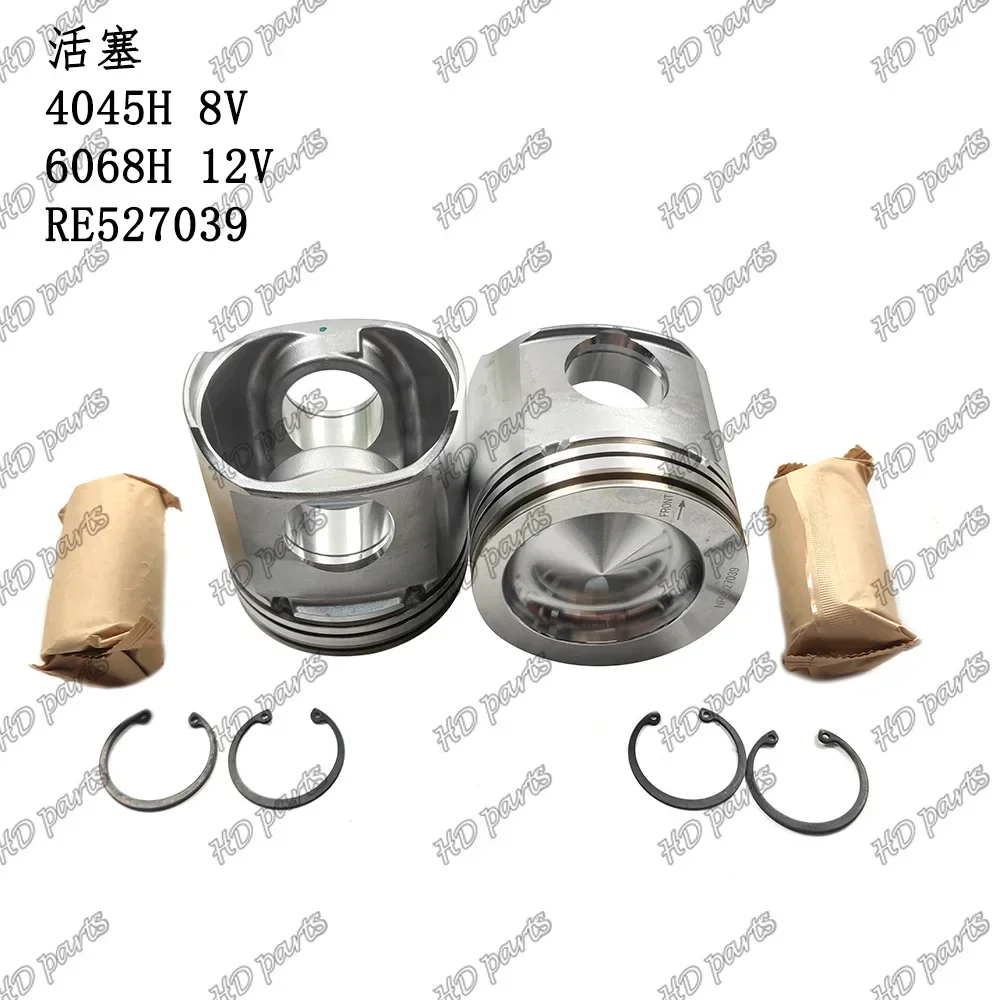 Детали двигателя для John Deere поршни 4045H 8V 6068H 12V RE 527039