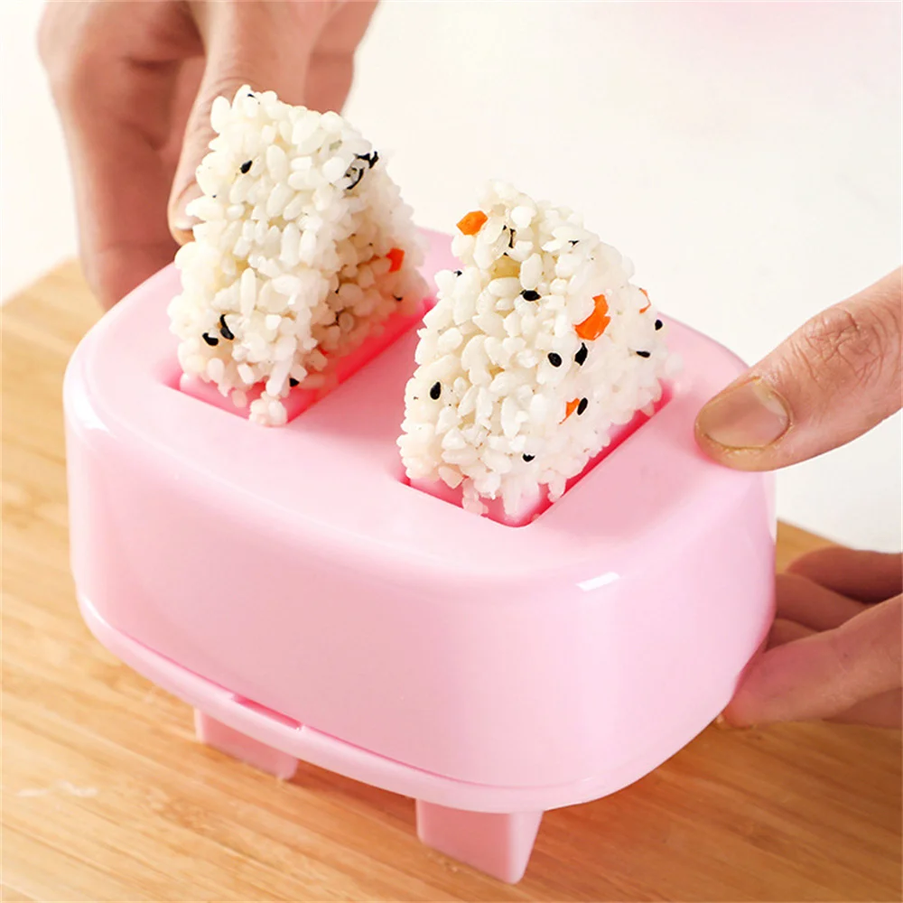 

Childrens Triangle Rice Ball Mold Baby Rocking Music Seaweed Rice Grinder Rice Ball Mold Sushi Bento Tool Set