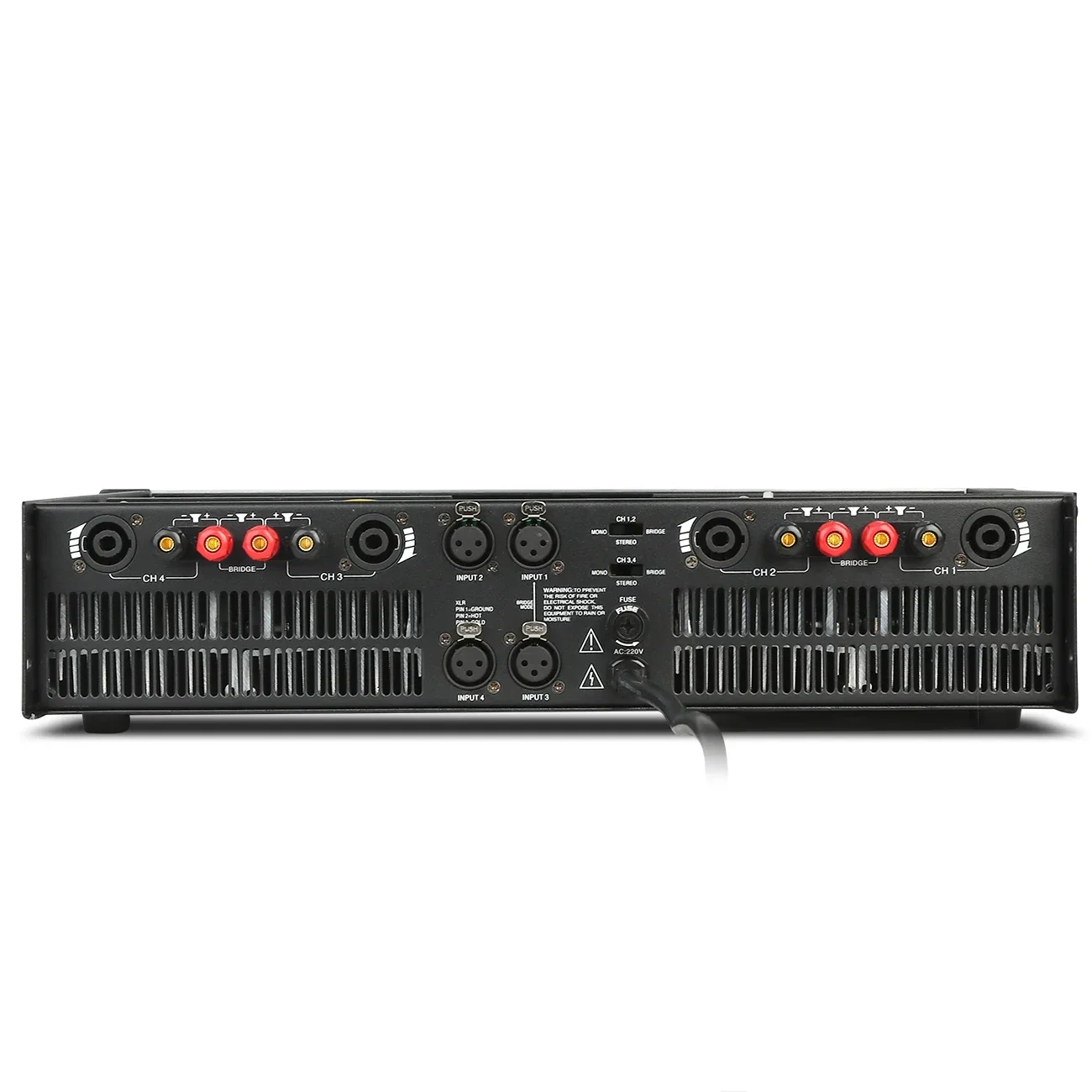 Biner 11000S 4-канальный 1100 Вт * 4 усилитель мощности звука 2U профессиональный высокой