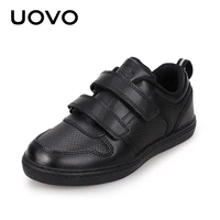 uovo boys shoes children leather shoes for big kids teenagers size 31 38 for big boy formal wedding shoes british style simple b