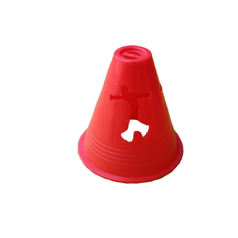 

20pcs/pack Obstacle Football Training Marking Free Slalom Sport Stadium Skate Pile Cup Rugby Speed Professional Agility Cone