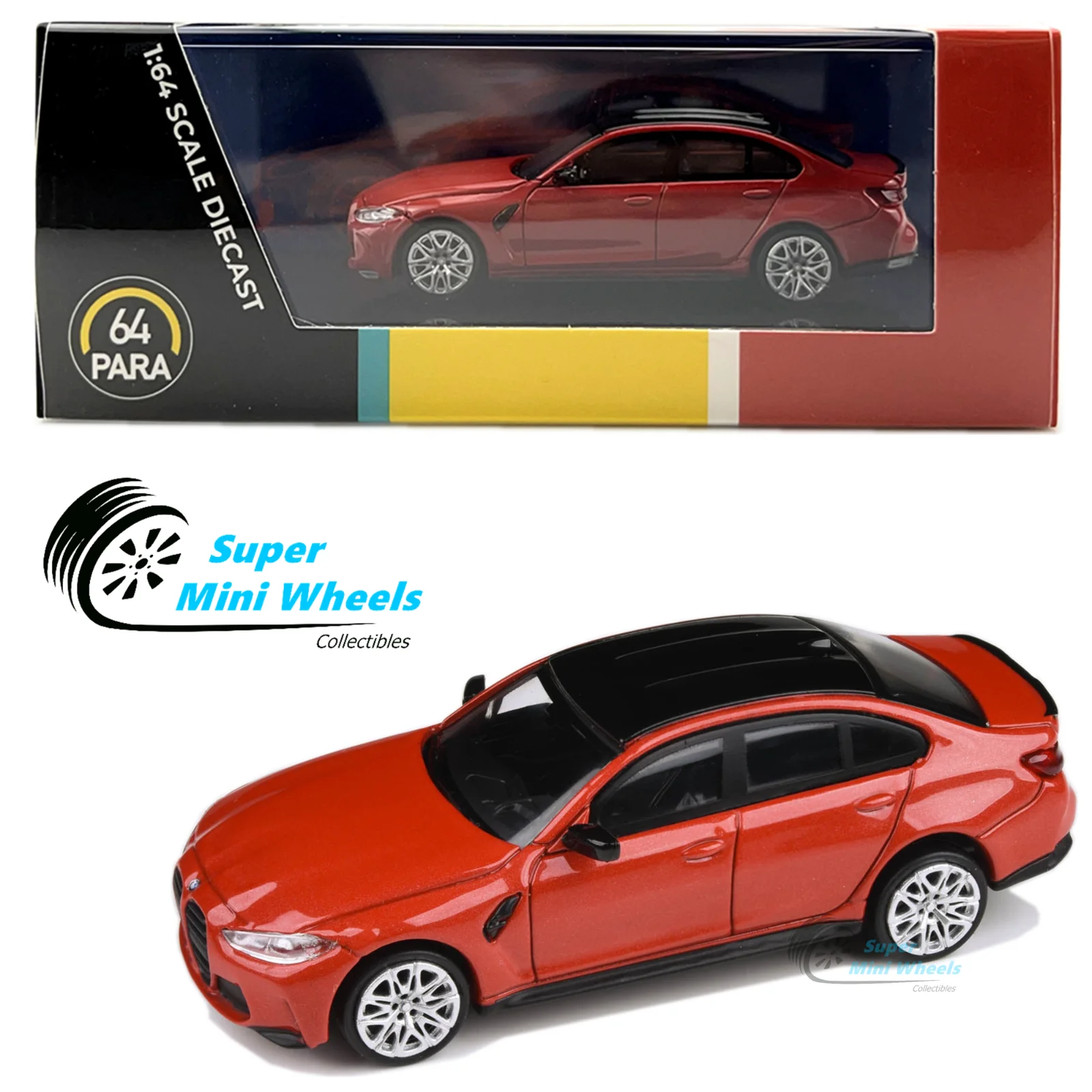 

Коллекция автомобилей из литых под давлением коллекционных моделей автомобилей ограниченный выпуск игрушечный автомобиль для хобби красного цвета 1:64-2021 м3 (G80) Торонто