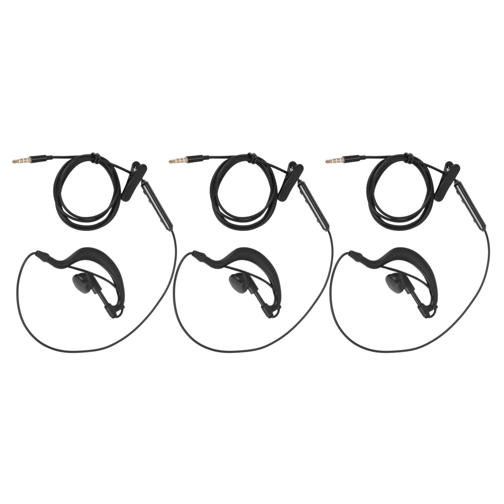 

3 шт. 3,5 мм одиночные мононаушники-вкладыши, наушники-вкладыши с микрофоном для телефона Samsung