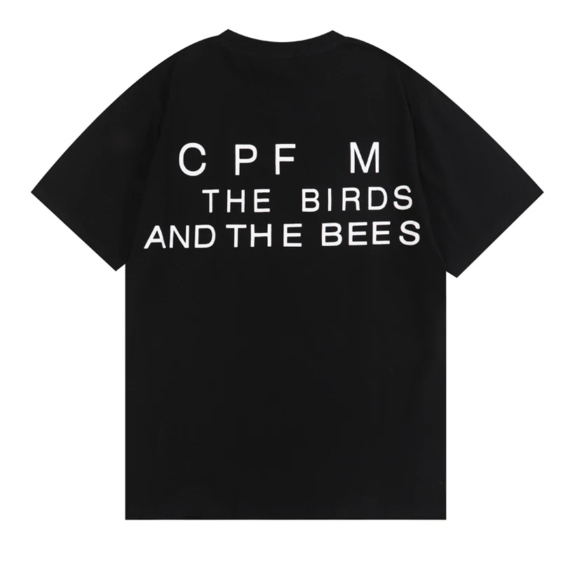 Высококачественные футболки CPFM хлопковая Повседневная футболка с коротким