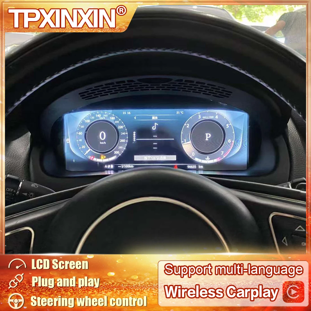 Цифровой ЖК-кластер для Jaguar XJL 2010 2011 2012 2013 2014 2015 2016 2017 2018 2019 Автомобильная цифровая