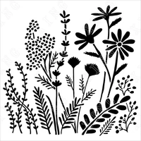 new summer meadow diy embossing paper card template craft layering stencils for walls painting scrapbooking stamp album decor