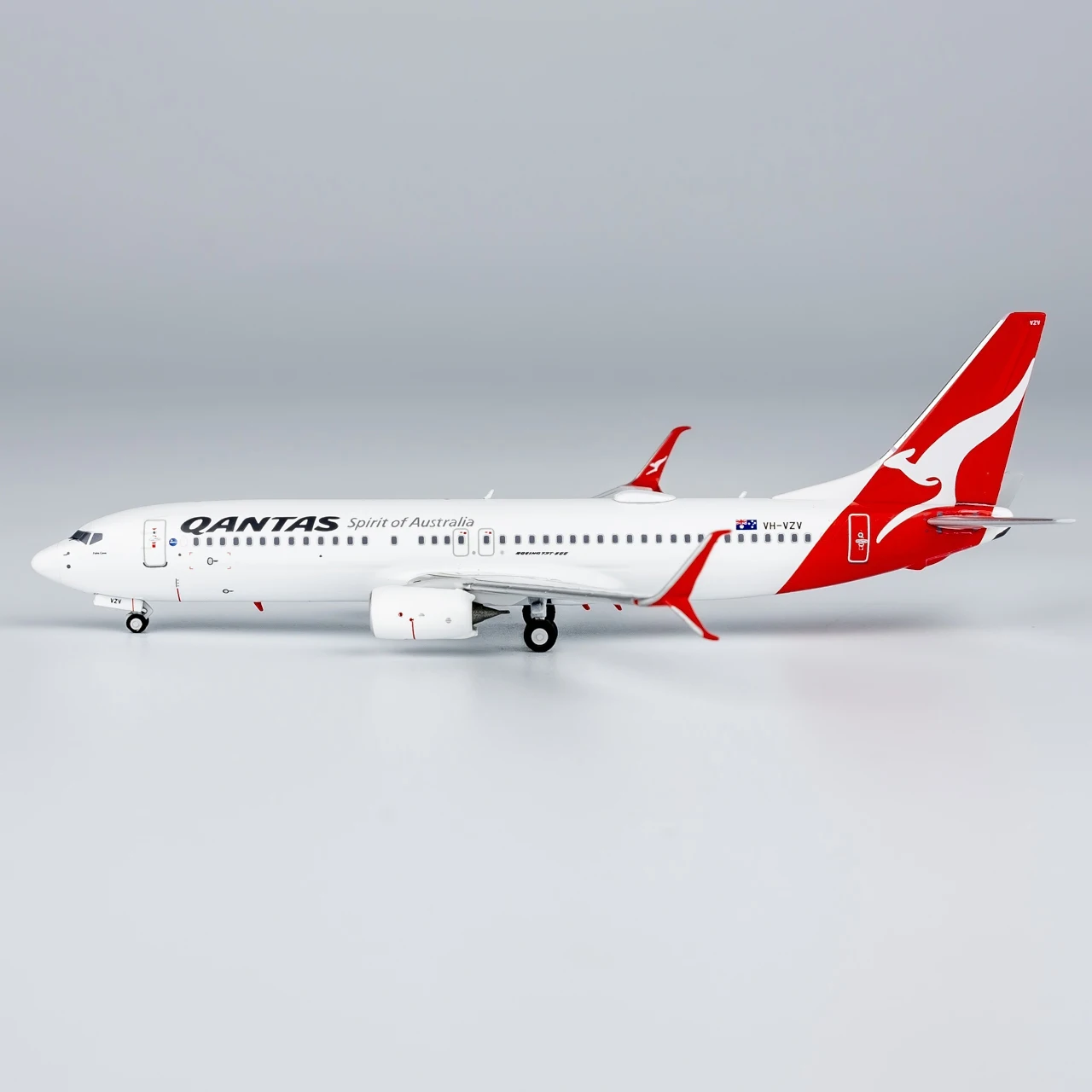Коллекционный самолёт из сплава 58237 подарок NG модель 1:400 Qantas Airlines Боинг литый под