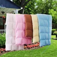 hotel cotton solid color duvet shell vertical lining self filling duvet cover semi finished products manufacturers sell