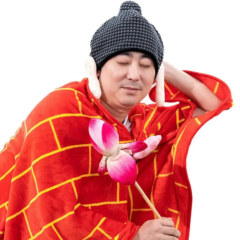 Носимое одеяло для взрослых двустороннее фланелевое носимое сна молодежное