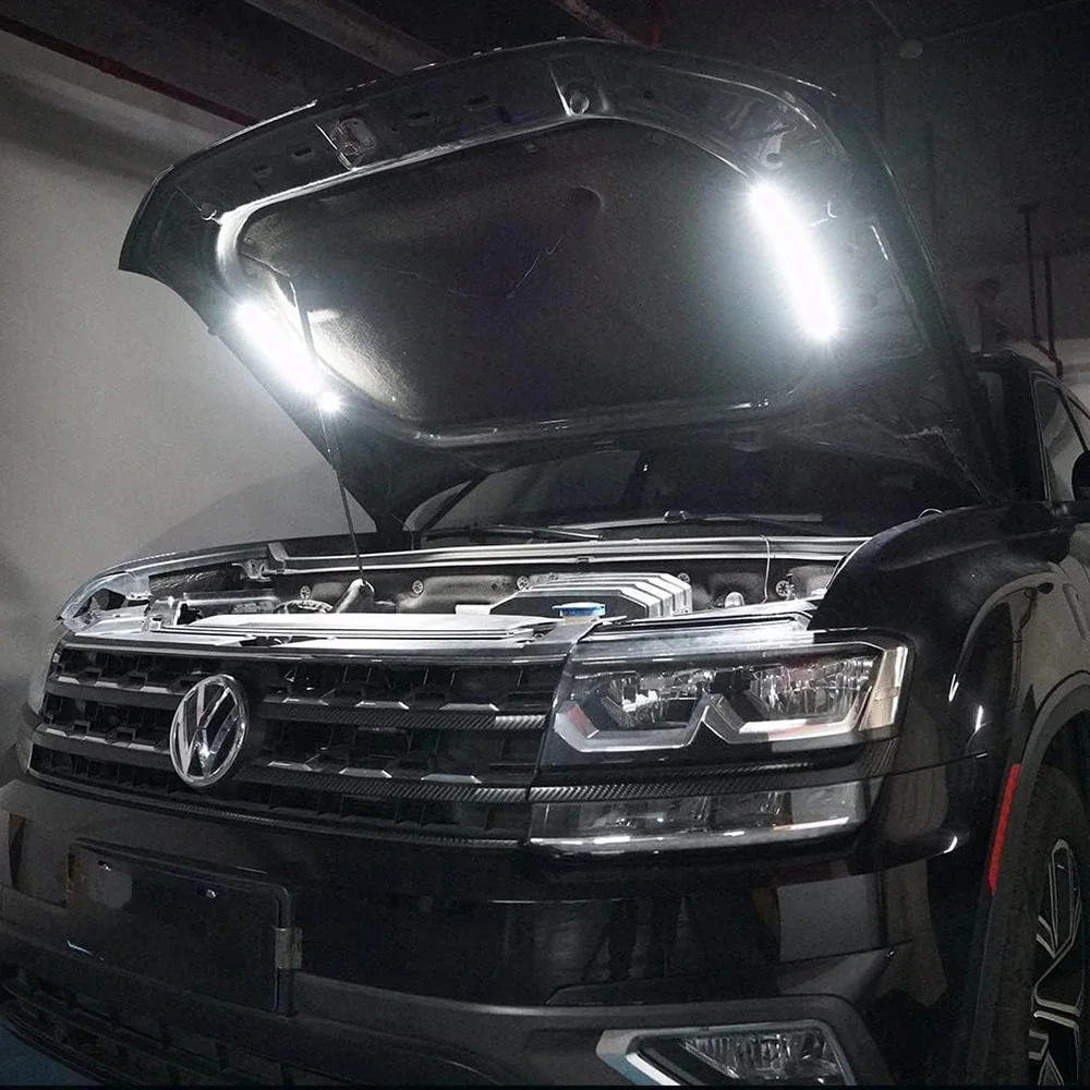 Gtinthebox Белый светодиодный автомобильный светильник под капотом универсальный