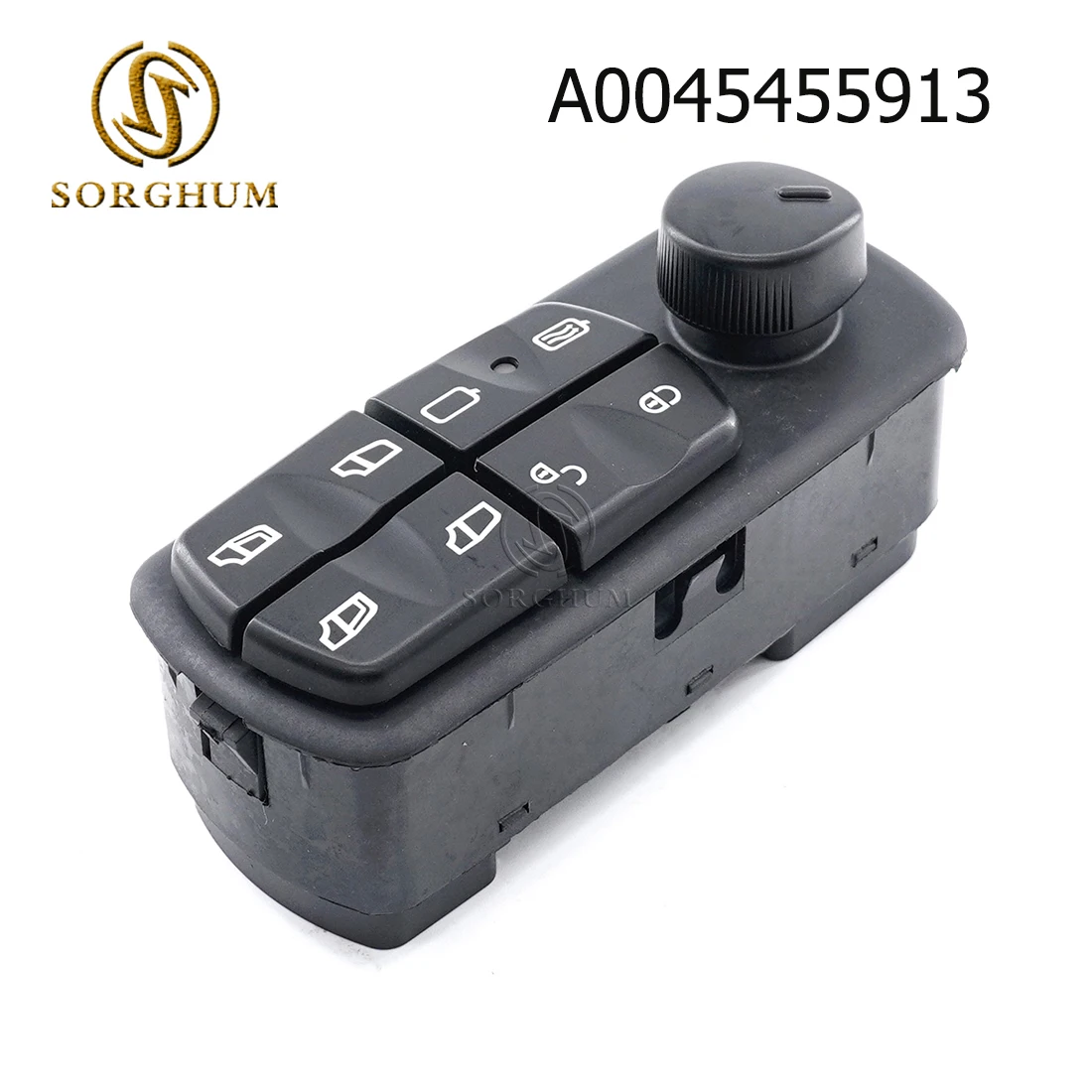 

SORGHUM New Model Black Color Power Window Mirror Master Switch 0045455913 A0045455913 For Mercedes-Benz Truck Car Accessories