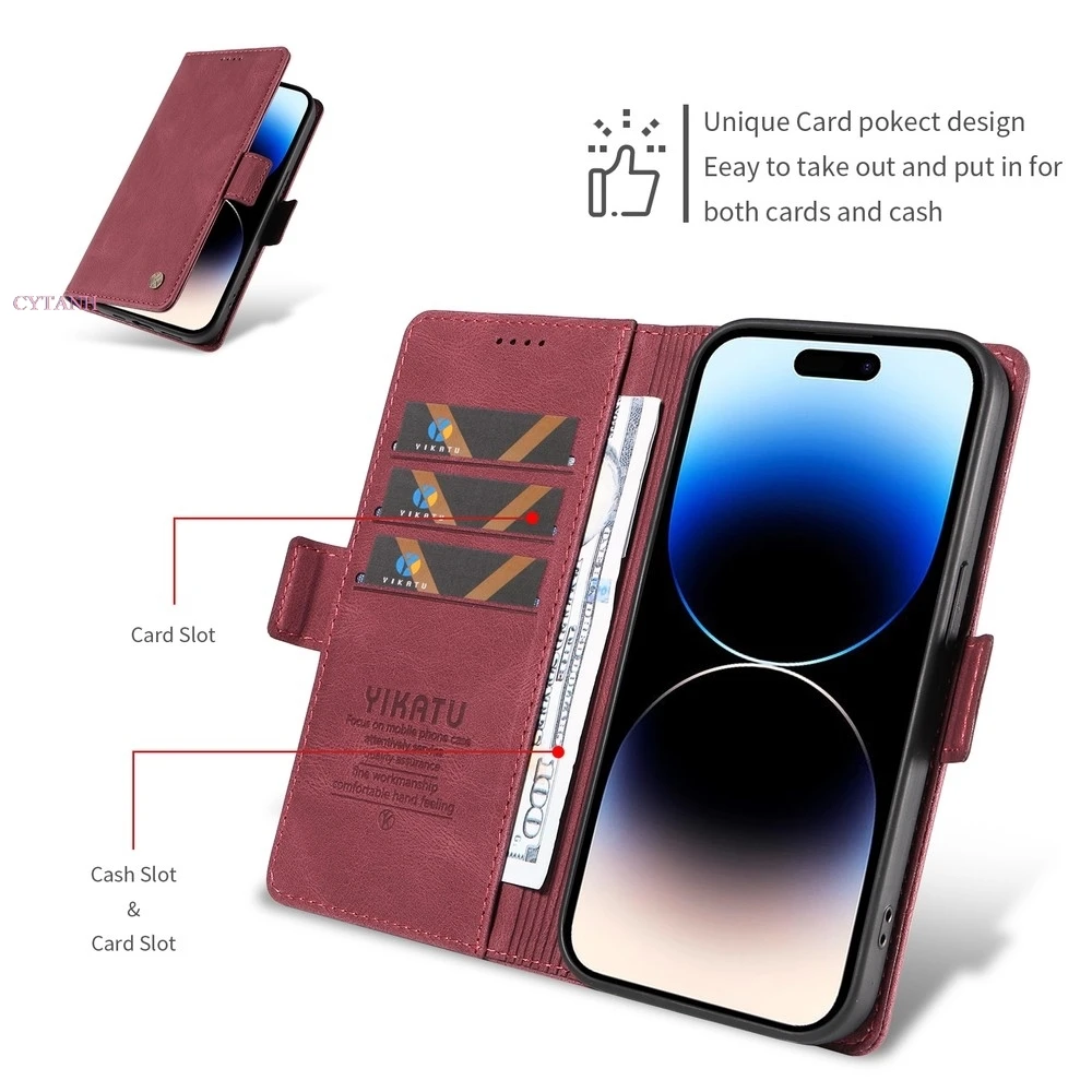 Кожаный чехол-кошелек для телефона Samsung Galaxy A31 A51 A21s A41 A71 5G A81 A91 M40s M60s магнитный