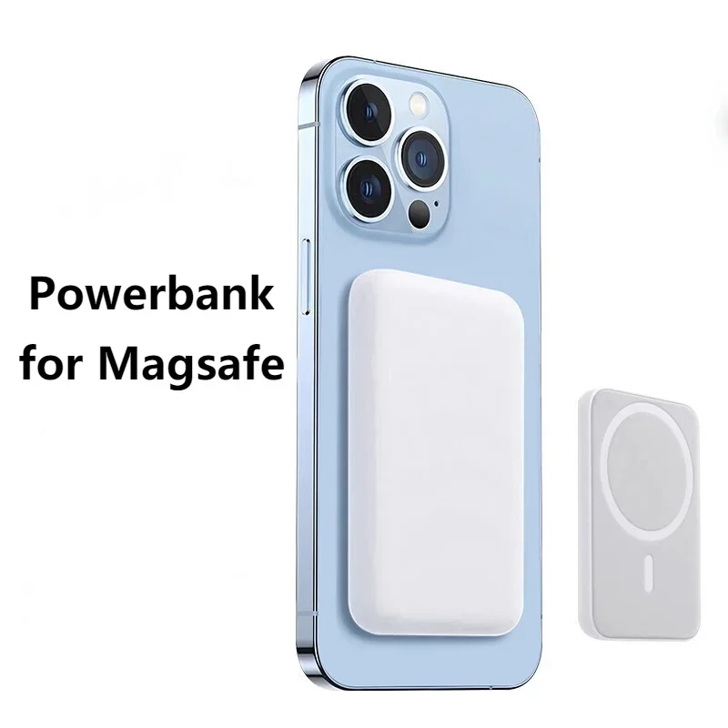 

Внешний аккумулятор на 5000 мА · ч с магнитом для iPhone 14, 13, 12 Pro Max