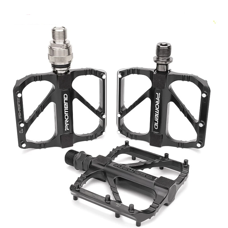 

Bicycle 3 Bearings Pedal Ultralight Mountain Bike Pedals Wide Platform Pedales Anti-slip Footboard Quick Release Aluminum Alloy