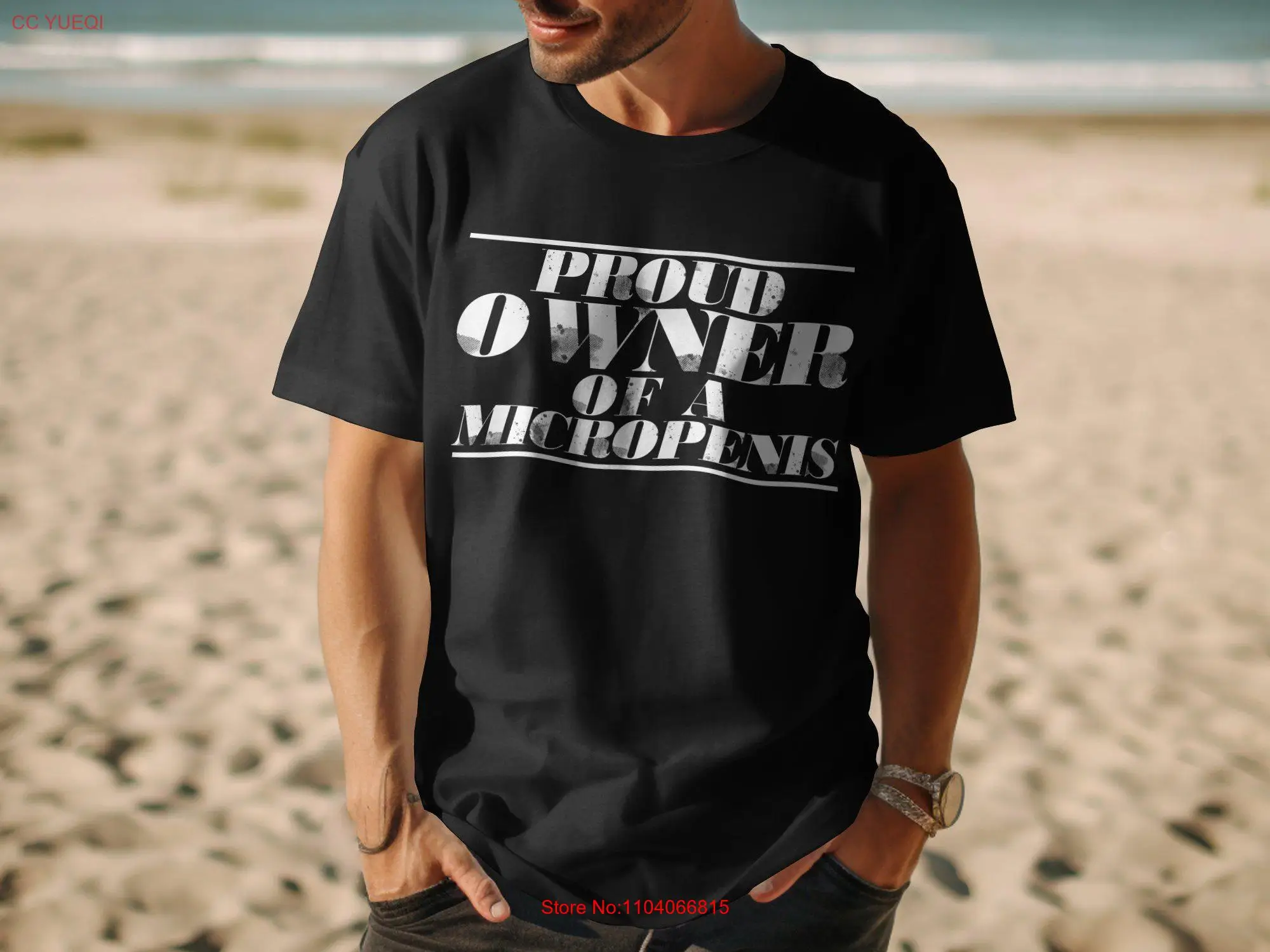 Футболка Гордый власник микропены Забавный юмористический саркастический кляп