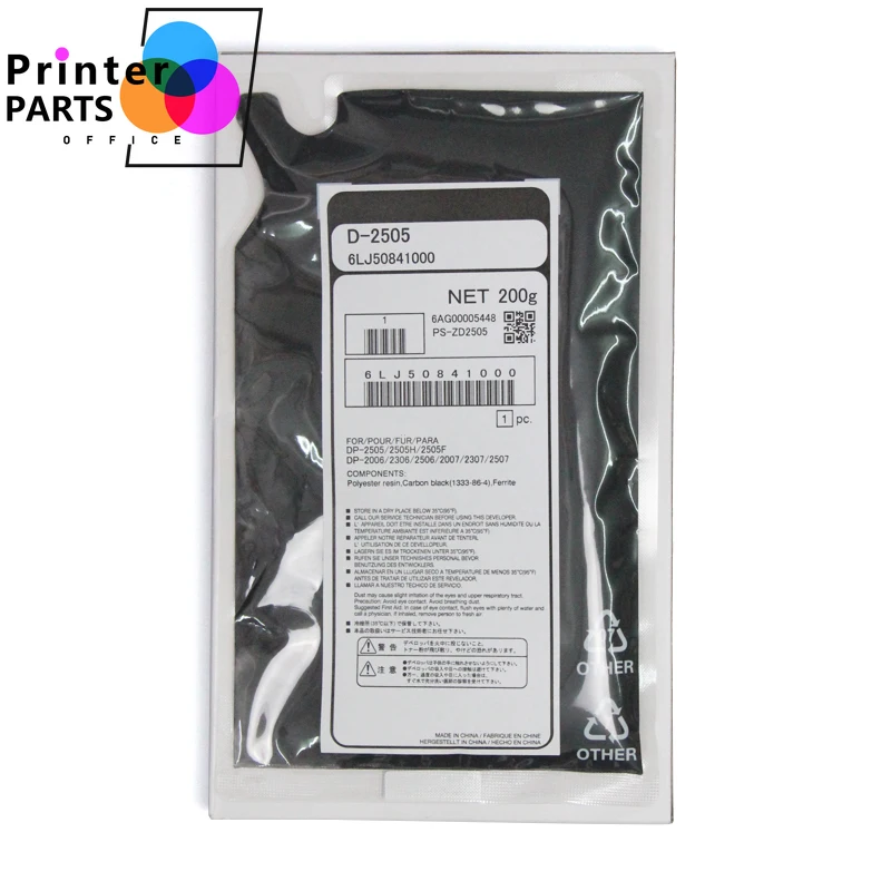 D2505 для разработчика Toshiba 2006 2306 2506 2307 2507 2505 совместимый порошок 1 шт. 200 г