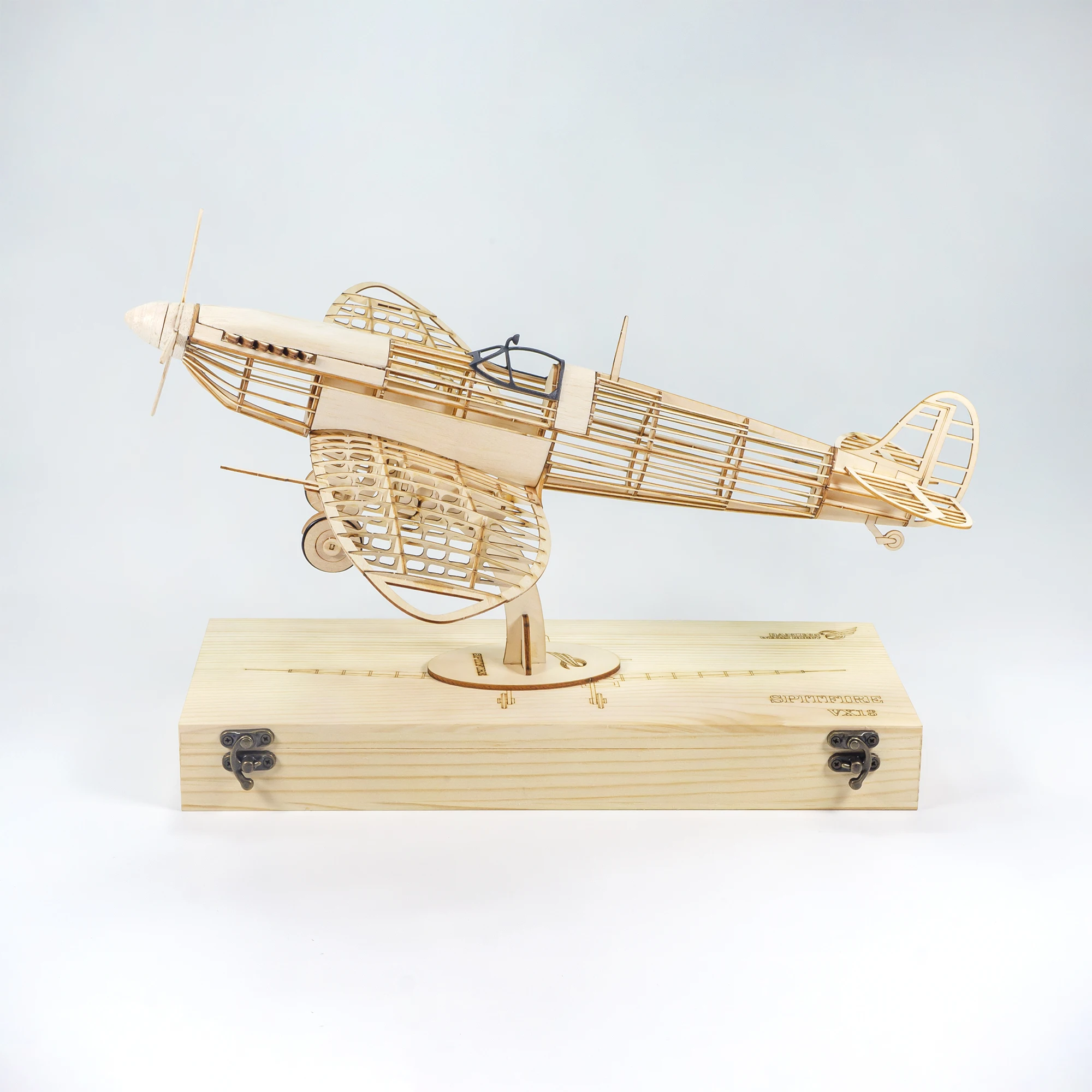 Бесплатная доставка 3D Пазлы VX18 Spiitfire Fighter статическая деревянная модель дисплея