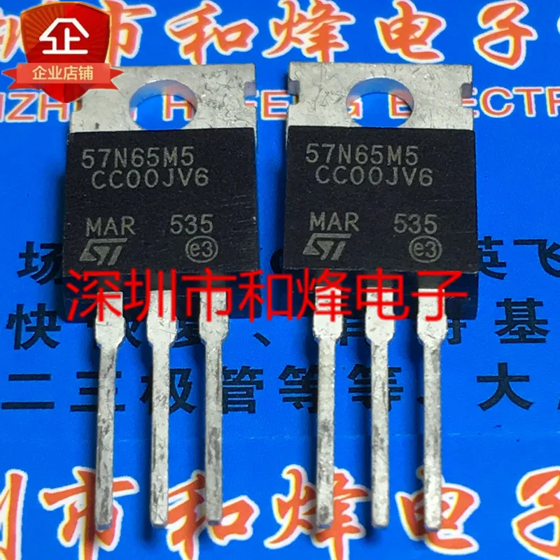 

5PCS-10PCS 57N65M5 STP57N65M5 TO-220 710V 42A New And Original On Stock