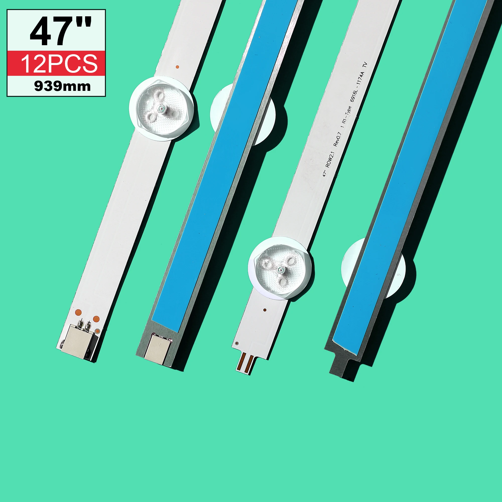 12 шт. x 47 &quotR1/R2/L1/L2 светодиодная подсветка фонарь для фонаря 47LN519C 6916L-1174A 6916L-1175A