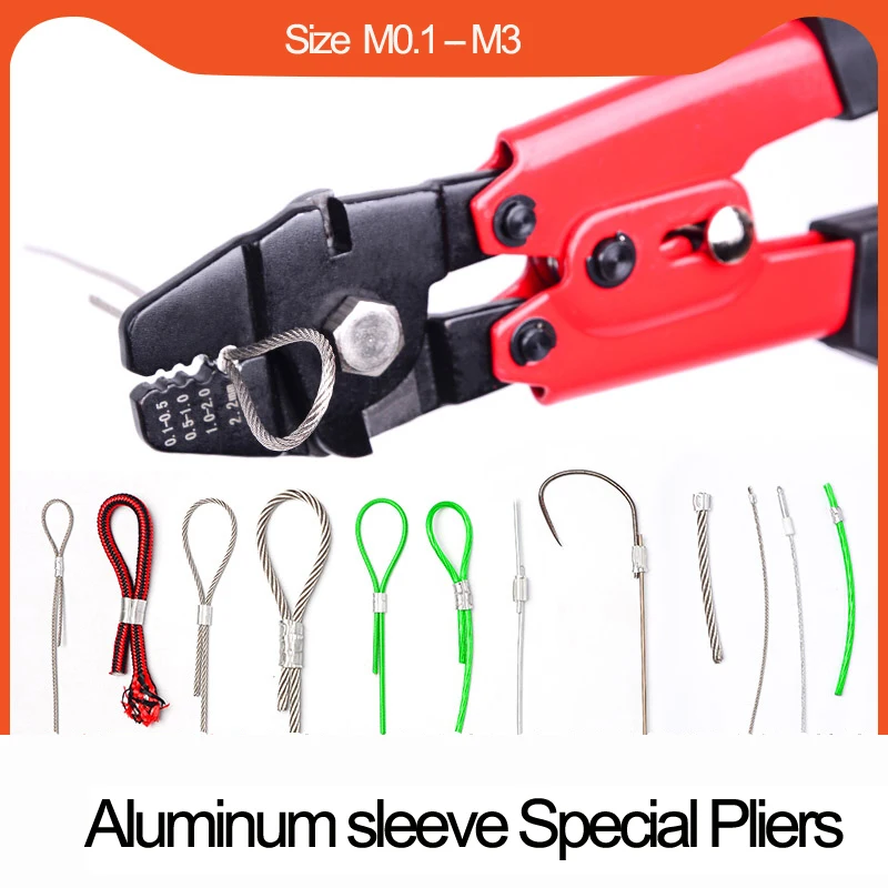 

Industrial grade Special Pliers for Aluminum sleeve of steel wire rope Cutting and Crimping 2 in 1 Size 10 inches or 14 inches