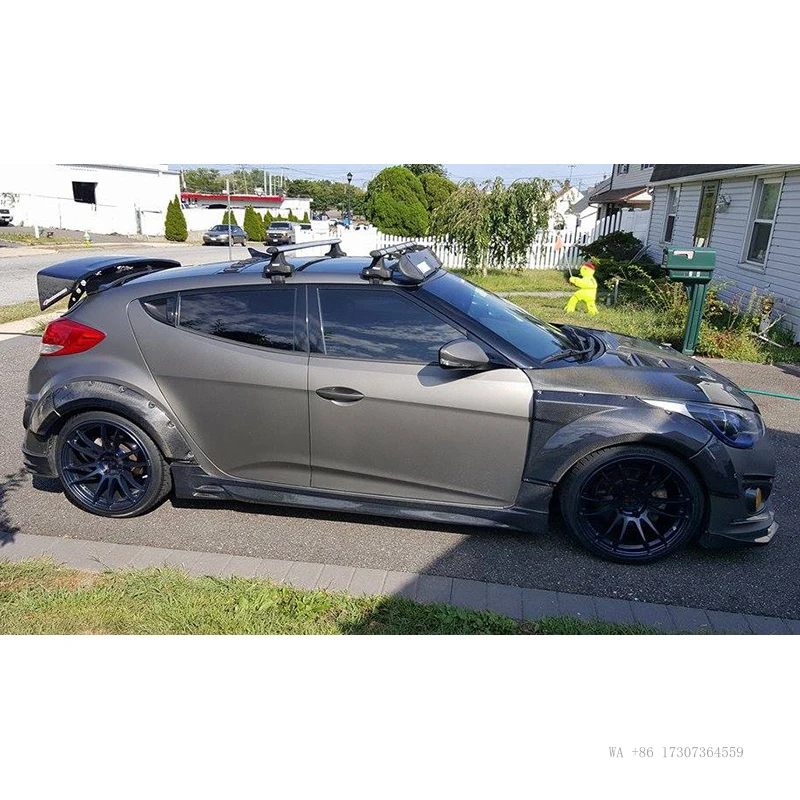 Фото Подходит для Hyundai Veloster: карбоновые модифицированные детали, расширители колесных арок (передние и задние), комплект обвеса версии EGR. №3