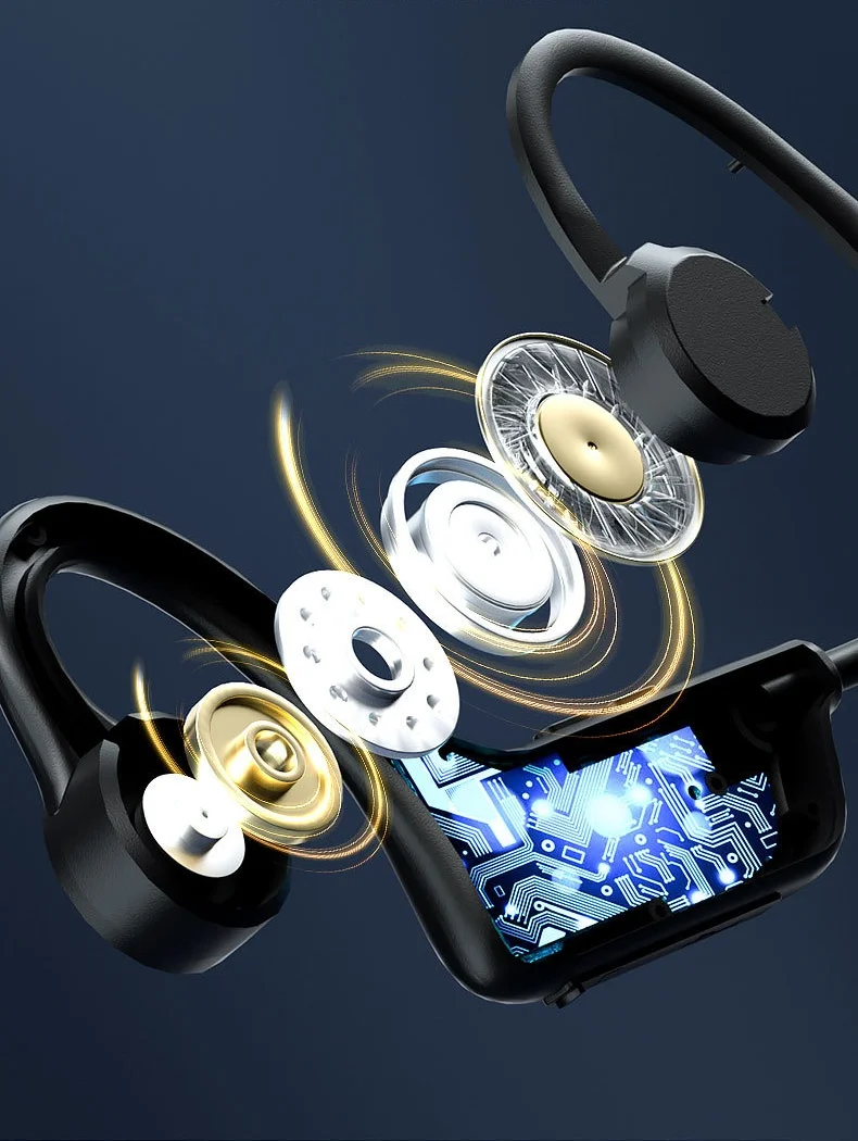Наушники с костной проводимостью беспроводные наушники Bluetooth 5 1 спортивные