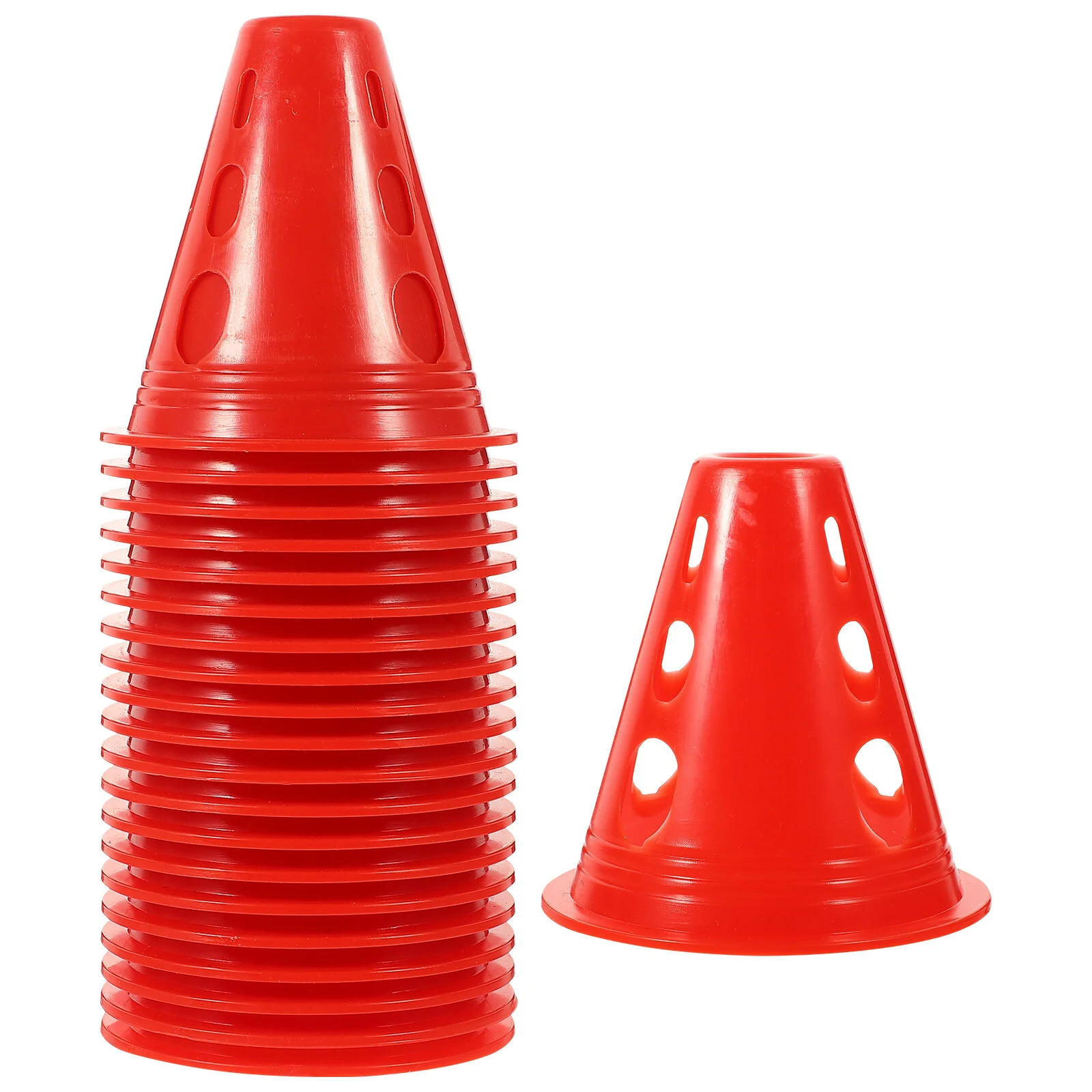 

Around The Pile Universal Skating Marker Cone Sign Stakes Sports Training Outdoor Roller Skate Cones Mini Footballs