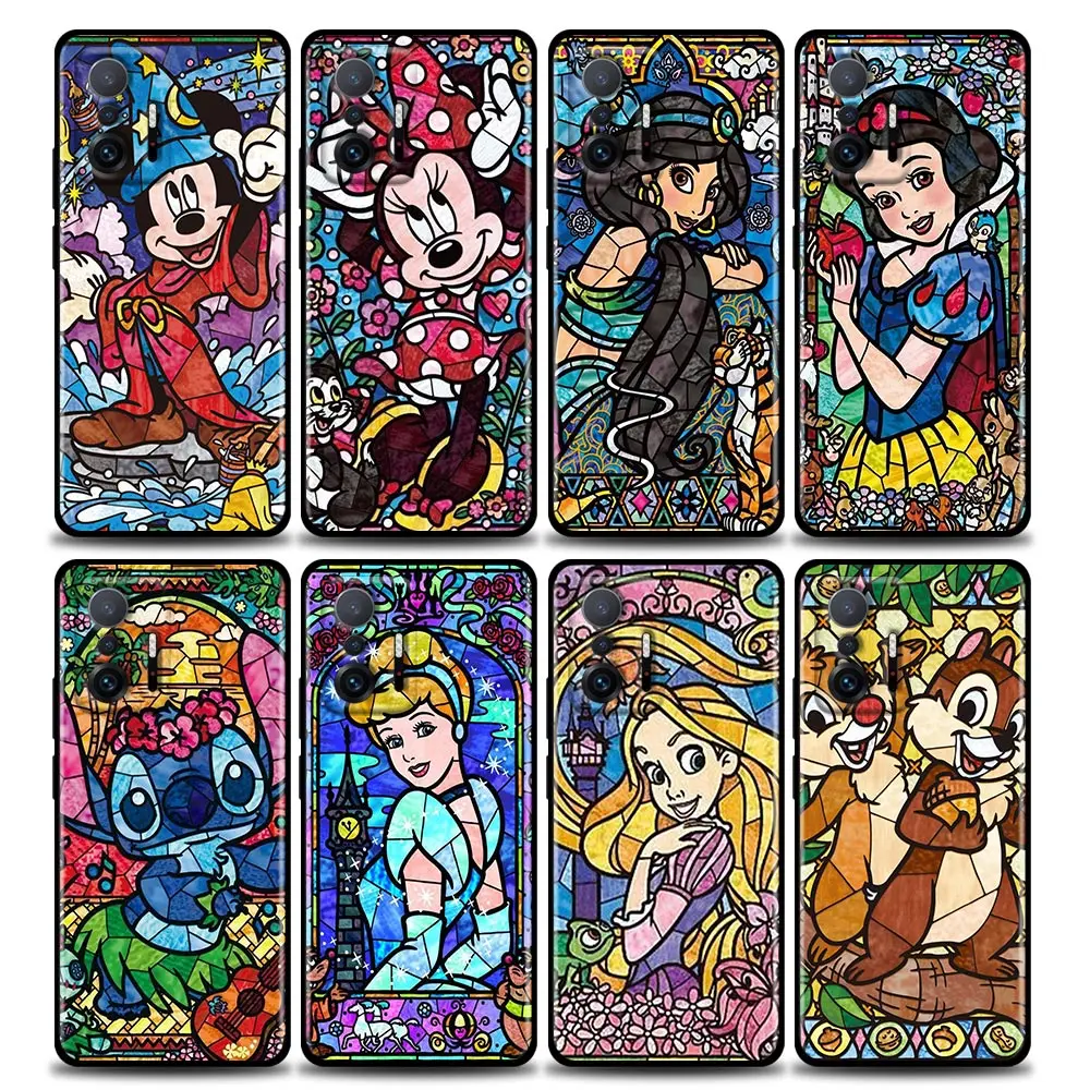 

Anime Mosaic Stitch Princes Phone Case for Xiaomi Mi 12 12X 11 Lite 11X 11T X3 X4 NFC M3 F3 GT M4 Pro Lite NE 5G Silicone Case