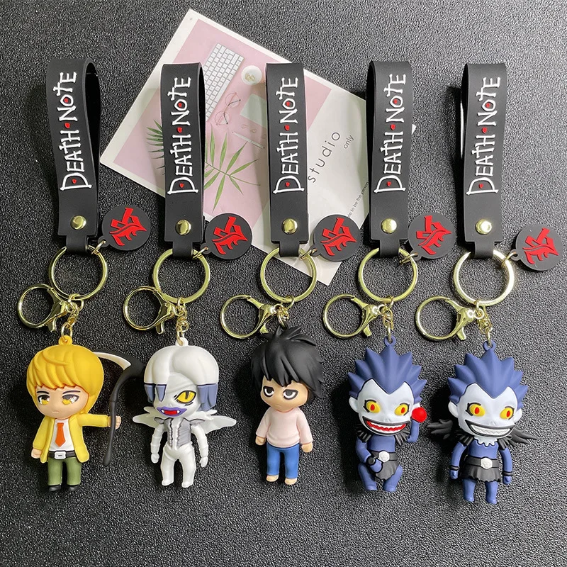 

Anime Death Note Ryuk Cosplay Keychain Keyring Silica gel Accessories Pendant Key Chains Gifts Prop