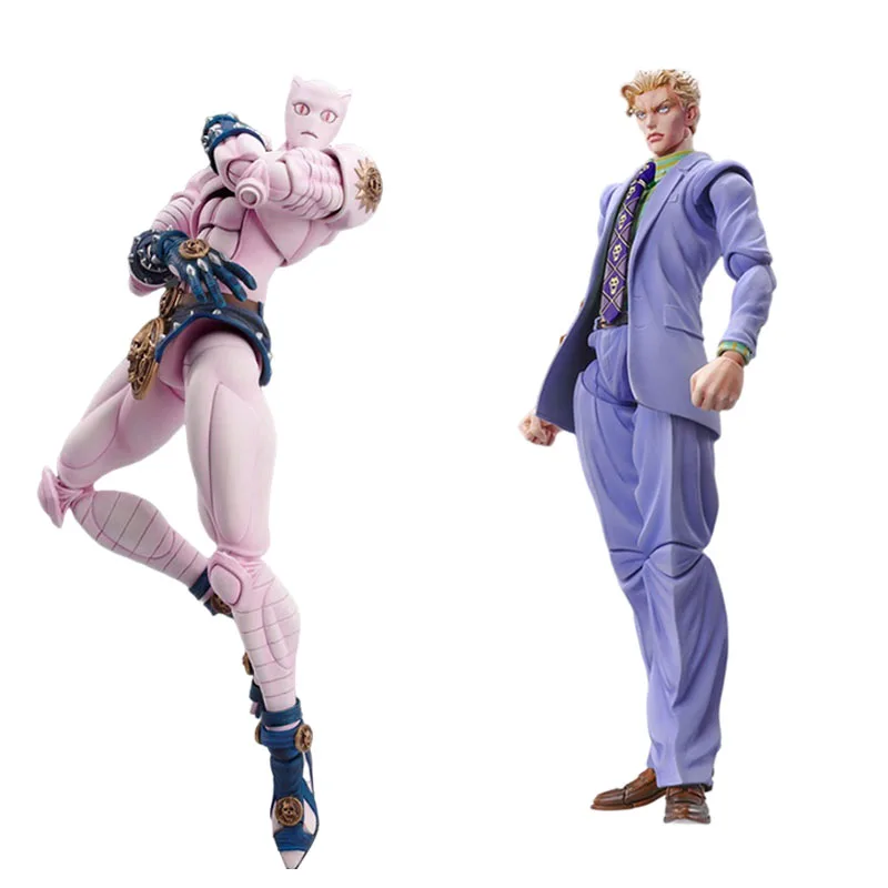 

Pre Sale Jojo's Bizarre Adventure Killer Queen Kira Yoshikage Anime Action Figure Collectible Model Toys Ornaments Movable Doll