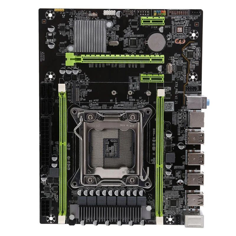 

NEW-X79 PRO Motherboard Desktop Board 2011 DDR3 Support Server E5-2650V2 2680 640 2670