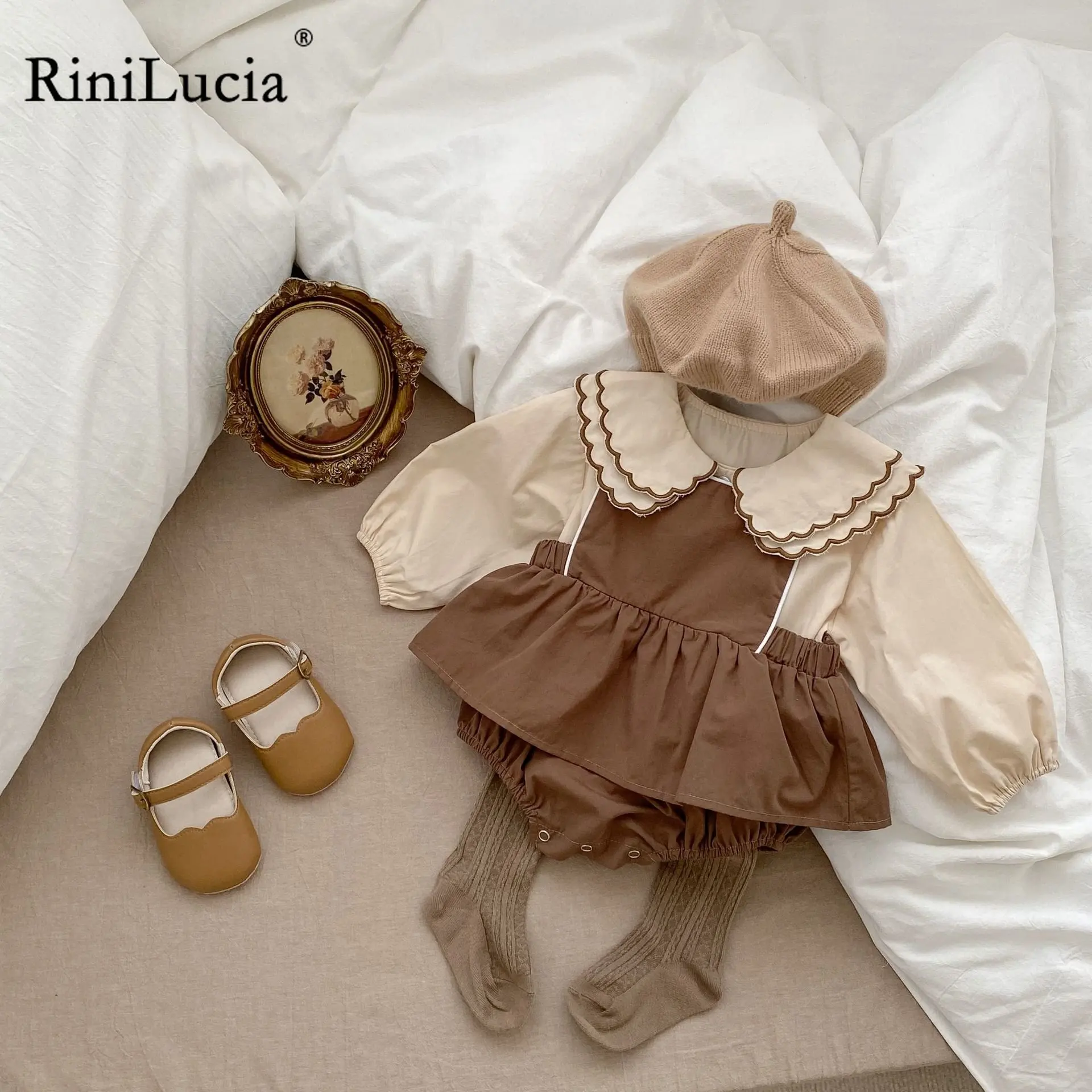 

Vintage Newborn Baby Summer Rompers Infant Body Baby Jumpsuit Cute Sweet Ropa Baby Girl Clothes