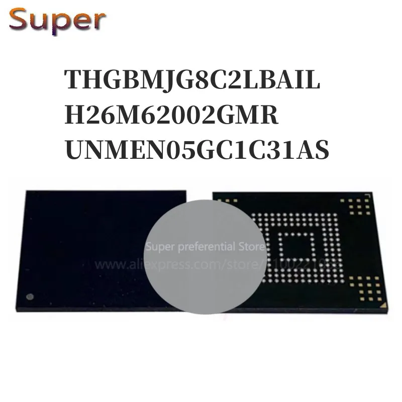 1 шт. THGBMJG8C2LBAIL H26M62002GMR UNMEN05GC1C31AS BGA153 EMMC 5,1 32 Гб