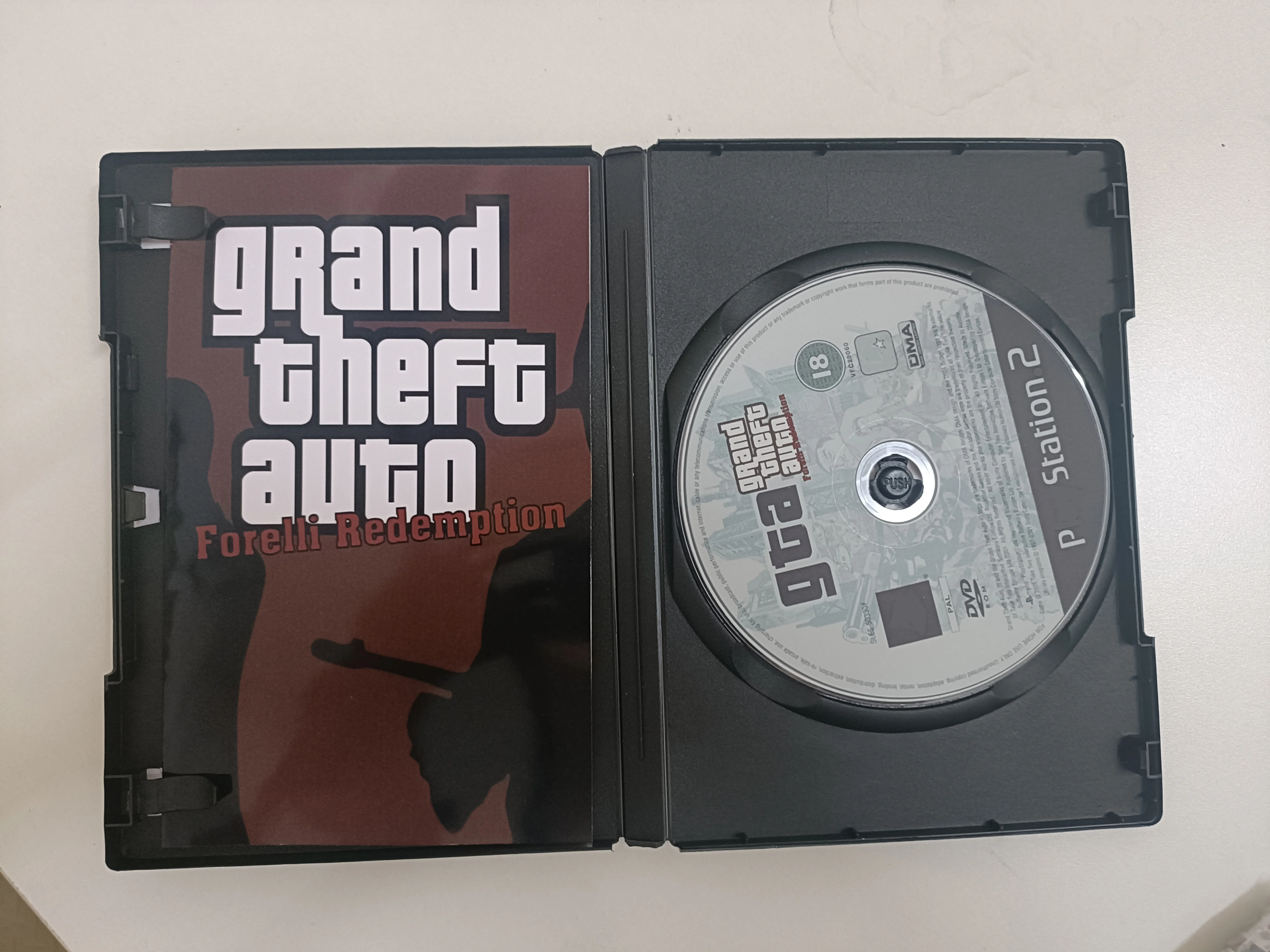 PS2 gta Forelli Redempti с ручной копия диска разблокировка игровой консольной станции 2
