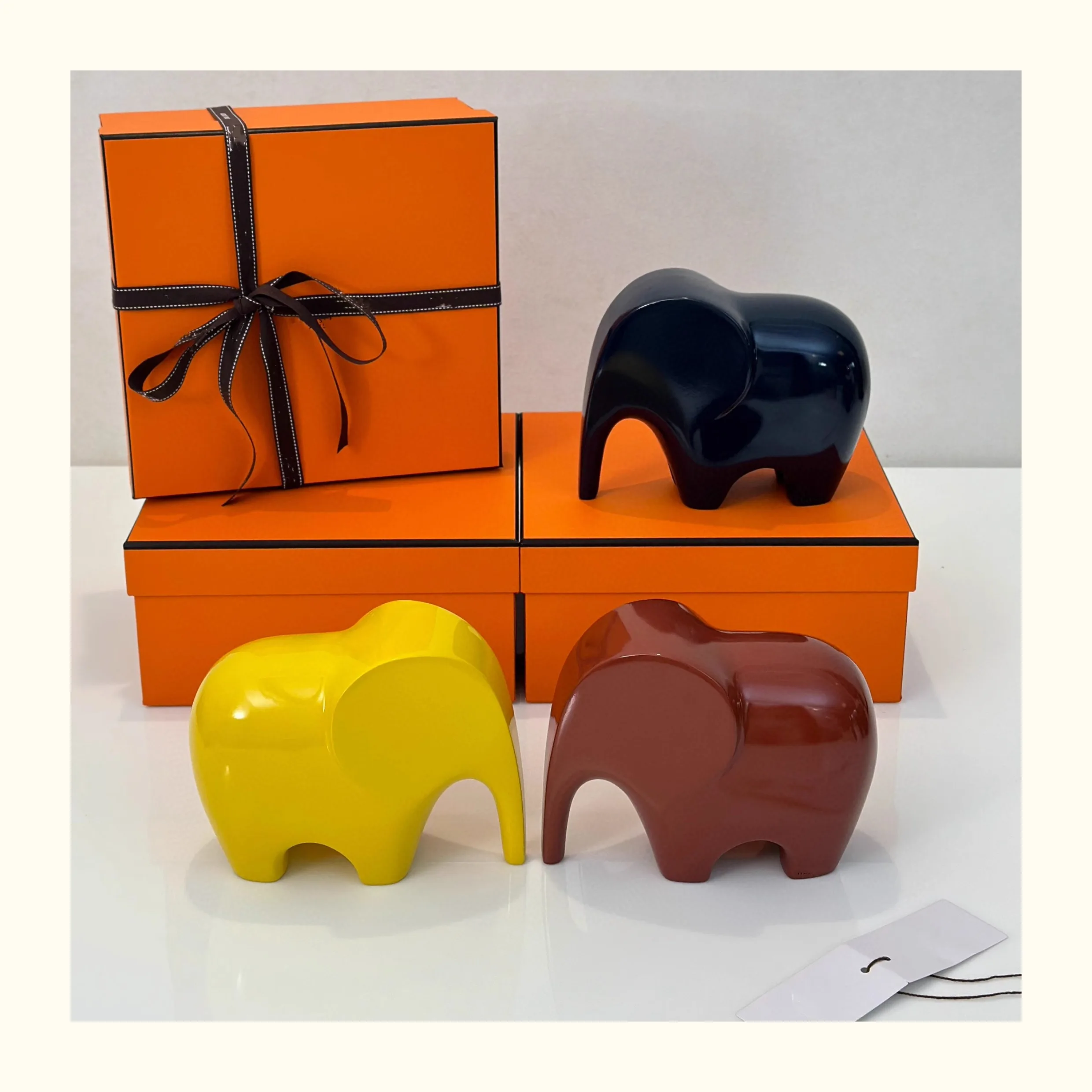 Европейские роскошные украшения Lucky Baby Elephant Pony лакированная ручная работа для