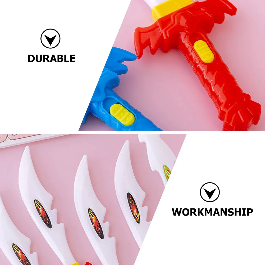 12 шт. игрушечный электронный светящийся меч игрушки для малышей со светом ABS