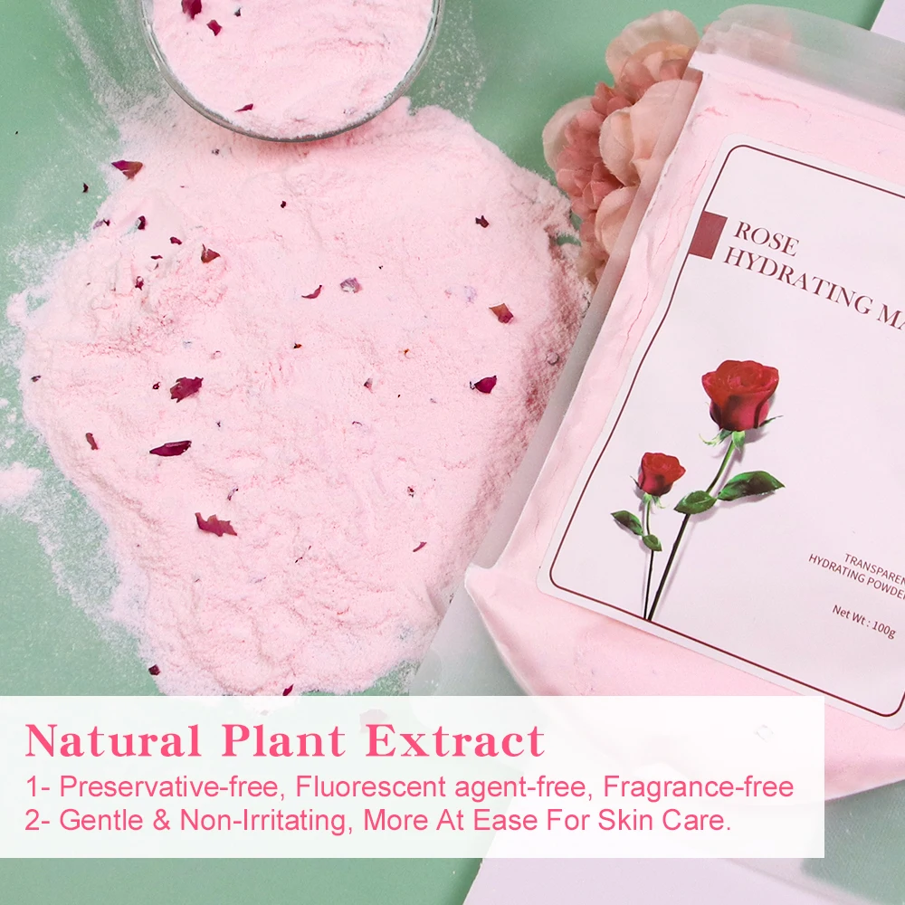 1 кг гидрожеле для осветления лица Уход за кожей Сделай Сам Розовый алоэ вера