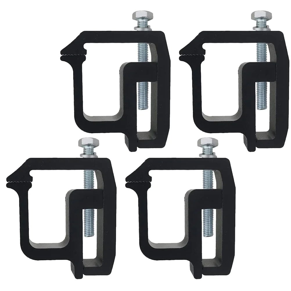 

4 Pcs Clamps Camper Shell Heavy Duty Mounting Truck Caps Accessory Ladder Rack Top Cover Bed Topper Replacement