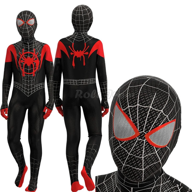 Iron Spider Cosplay Amazing Spider-boy Man Halloween Costume Peter Parker Zentai Suit Superhero Bodysuit Kids Adult Spiderman