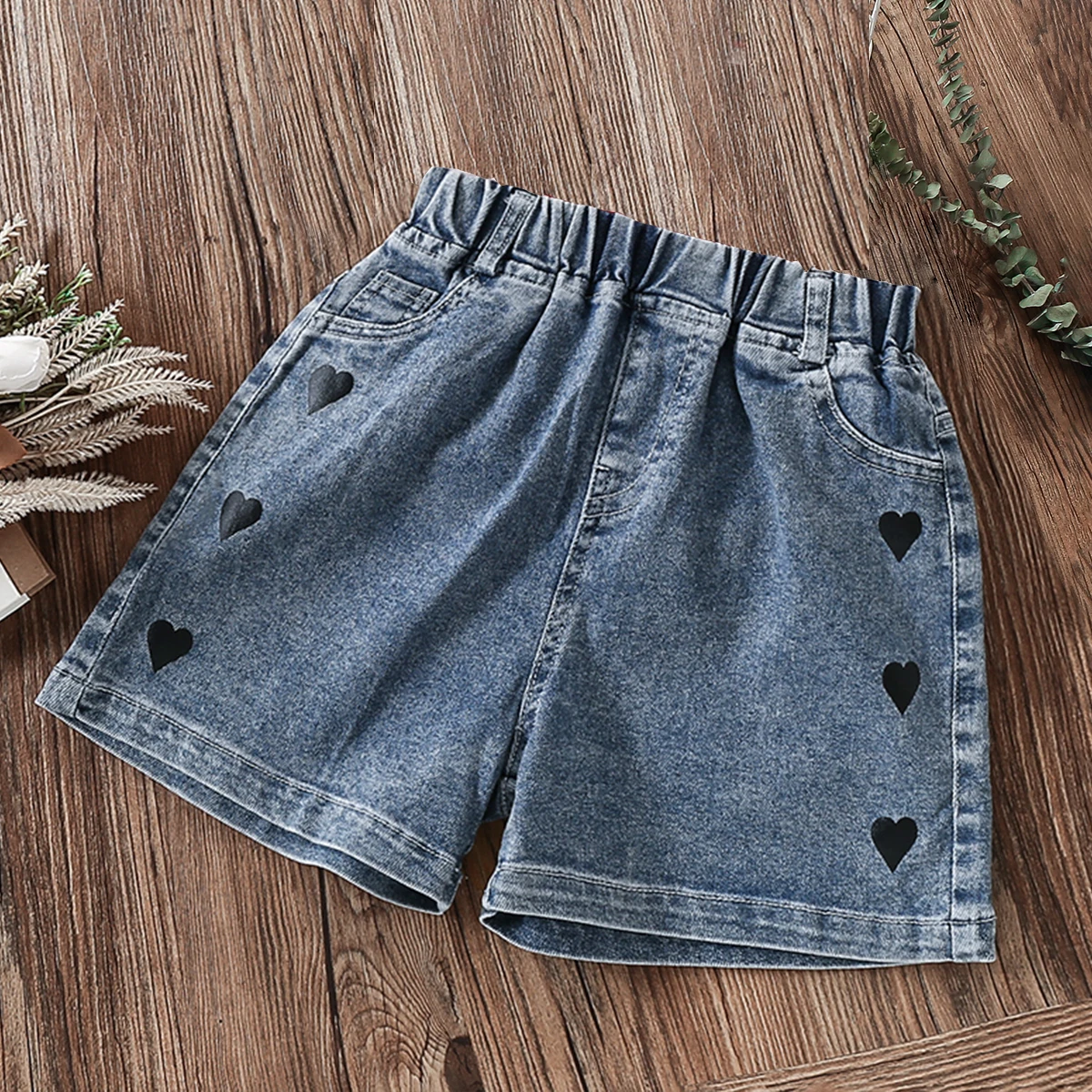 

Summer Kids Denim Shorts for Girls Pants Teenagers Trousers Casual Short Jeans Children Clothes Baby Vestidos 6 8 10 12 13 Years