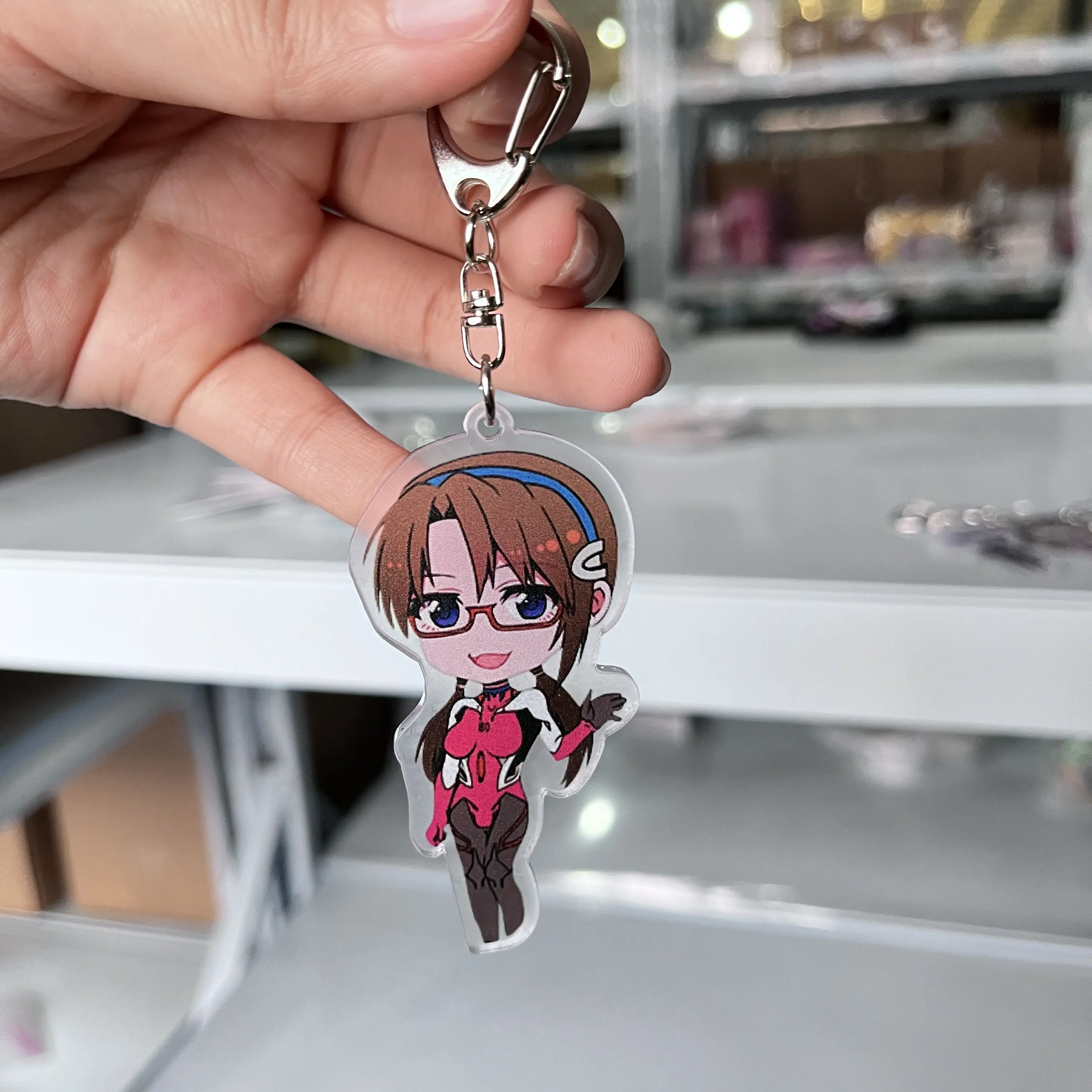 Аниме Neon Genesis Евангелион брелки с фигурками акриловые модели искусственных